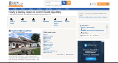 Desktop Screenshot of hrady.cz